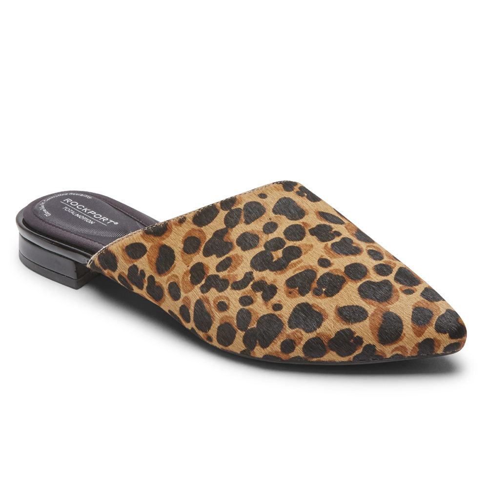 Rockport Mules For Womens Leopard - Total Motion Zuly Asymmetrical - ZU9203417